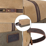 S-Zone Canvas Travel Toiletry Bag Organizer Shaving Dopp Kit Cosmetic Bag Makeup Bag