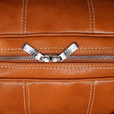 Floto Venezia Duffle Olive (Honey) Brown Italian Leather Weekender Travel Bag