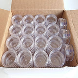 Goiio 5Gram/ 5ML Plastic Pot Jars, Cosmetic Containers, Samples Container(55 Pcs)