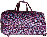 Vera Bradley Women'S Large Wheeled Duffel, Berry Burst