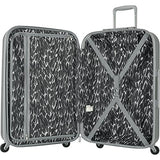 Anne Klein 20" Hardside Carry On Spinner Luggage, Silver