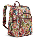 Vera Bradley Quilted Signature Cotton Campus Tech Backpack (One_Size, Heirloom Paisley)