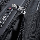 DELSEY Paris Executive Collection Softside Expandable Luggage with Spinner Wheels, Black, Checked-Large 29 Inch