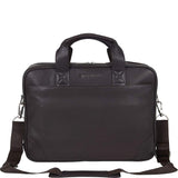 Ben Sherman Karino Leather 15" Laptop Business Case Briefcase, Brown One Size