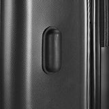 U.S. Traveler Sparta 3-Piece Hardside Spinner Set, Charcoal