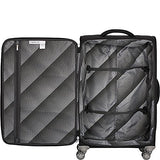 It Luggage 31.3" Quilte Lightweight Expandable Spinner, Black