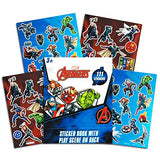 Marvel Avengers Mini Backpack Toddler Preschool --11 Inch Super Hero Backpack with Stickers, Featuring Thor, Iron Man, Captain America and Spiderman (Avengers School Supplies)