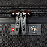 Traveler’S Choice Silverwood Polycarbonate Hardside Expandable Spinner Luggage Case - Brush Metal