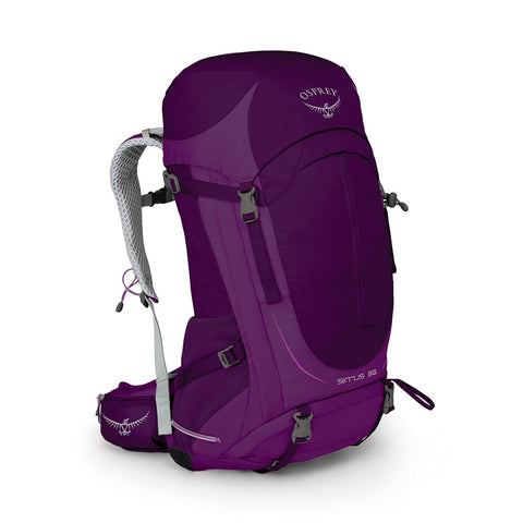 Osprey Packs Sirrus 36 Women's Hiking Backpack, Ruska Purple, X-Small/Small
