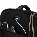 Kensie Luggage Kensie 3-Piece Softside Luggage Set, Black