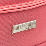 Millennium by Travelway Wheeled Suitcase - Rolling Carry-on (20 Inch, Coral)
