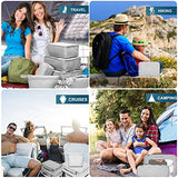 Packing Cubes 8 Sets Latest Design Travel Luggage Organizers Include Waterproof Shoe Storage Bag Convenient Packing Pouches for Traveller (Navy blue)