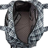 Lug Boxer 2 Gym/Overnight Bag, Plaid Grey, One Size