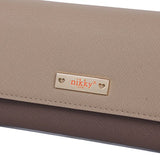 Nikky Women'S Rfid Blocking Bifold Wallet With Credit Card Holder Travel Purse, Natural, One Size