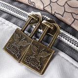 Black Butterfly Women'S Student Backpack For Daypack Backpack School Bag White Red , V