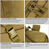 25L Military Daypack MOLLE Rucksack Gear Tactical Assault Casual Daypacks for Hunting (Black)