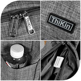 Freewander Bookbag Basic Backpack Lightweight Simple Daypack for Teens (01-Grey-6)