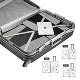 Travel Packing Cubes - 4 Set Lightweight Travel Luggage Packing Organizers -Small, Medium, Large and Extra Large