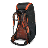 Osprey Packs Exos 58 Backpacking Pack, Blaze Black, Large