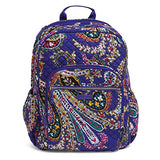 Vera Bradley Iconic Campus Backpack, Signature Cotton, Romantic Paisley