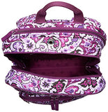 Vera Bradley Women'S Campus Tech Backpack-Signature, Lilac Paisley