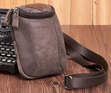 Sealinf Men'S Leather Shoulder Crossbody Purse Cellphone Pouch Saddlebag Wallet (Pattern 4)