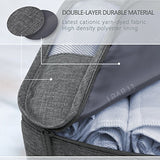 Packing Cubes VAGREEZ 7 Pcs Travel Luggage Packing Organizers Set with Laundry Bag (Grey)