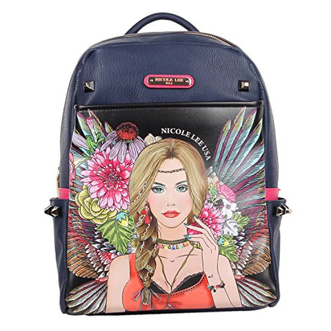 Nicole Lee Women's Adeen Smart Lunch Backpack Vol. 2 (Gypsy Girl), One Size