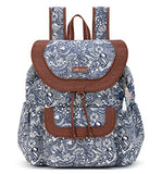 Sakroots Women's Artist Circle Flap Backpack, Navy Spirit Desert