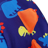 Samber Children Cute Cartoon Backpacks Schoolbag Anti-Loss With Traction Rope (Dark Blue)