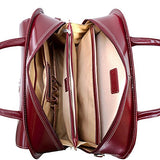 McKlein USA Berkeley 15" Leather Rolling Laptop Tote EXCLUSIVE (Red)