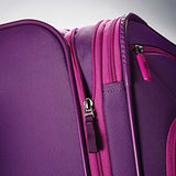 American Tourister Checked-Medium, Purple/Pink