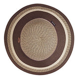 Wallaroo Women's Nola Sun Hat - 100% Paper Braid - UPF 50+, Brown