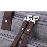 ABage Large Duffle Bag Canvas Travel Overnight Gym Weekend Tote Luggage Duffel Bags, Black