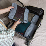 Compression Packing Cubes Travel Luggage-Organizer Set Packs More in Less Space