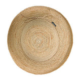 Wallaroo Hat Company Women's Catalina Sun Hat - Handwoven Twisted Raffia Sun Hat, Natural