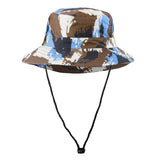 Kids Toddler Girls Boys Camo Bucket Hat Anti-UV Sun Protection Foldable Cotton Boonie Hat Holiday School Picnic Beach Travel Flat Sun Hat 1-4 Yrs