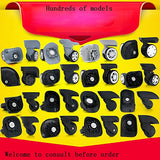 Super Ma 360 Swivel Luggage Mute Wheel Suitcase Replacement Repair Wheels 001 (Back Wheel Pair)