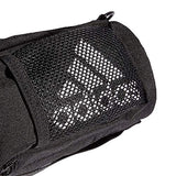 adidas Hydration Crossbody Water Bottle Sling Bag, Black/White, One Size