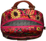 Sakroots Mini Crossbody Backpack, Raspberry in Bloom , One Size