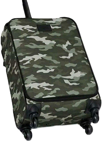 Pink Wheelie Carry On Travel Luggage Color Camo Print New