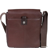 Scully Sierra Leather Shoulder Tote Workbag (Brown)