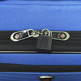 Travelers Club Luggage Marina 3-Piece Expandable Softside Spinner Value Set, Blue