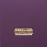 Mia Toro Italy Molded Art Braid Hard Side 28 Inch Spinner, Grape