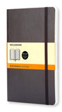 Moleskine Classic Notebook, Soft Cover, Large (5" x 8.25") Ruled/Lined, Black