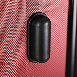 Elite Luggage Tustin 3 Piece Hardside Spinner Luggage Set (Red)