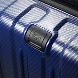 Mia Toro Italy Angolo Hardside Spinner Carry-on, Black