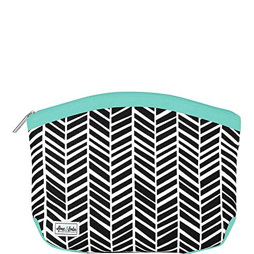 Ame & Lulu Kiss And Makeup Beauty Bag (Black Shutters)