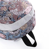 Black Butterfly Women'S Student Backpack For Daypack Backpack School Bag White Red , V