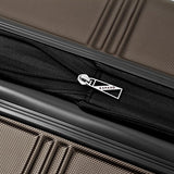 London Fog Kingsbury 25" Expandable Hardside Spinner, Coffee